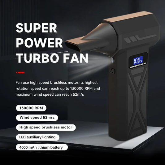 SUPER POWER TURBO FAN Running at 110000Rpm with 4 Adjustable Gears