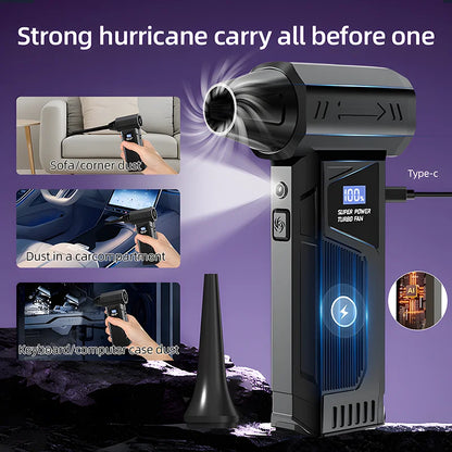 SUPER POWER TURBO FAN Running at 110000Rpm with 4 Adjustable Gears